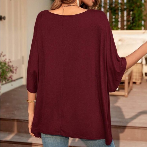 Boho batwing sleeve top - Picture 3 of 16